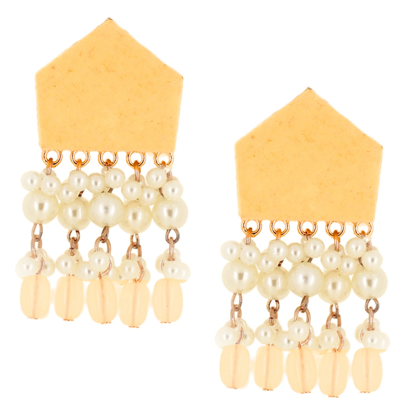 Nivi Earrings - Light Yellow