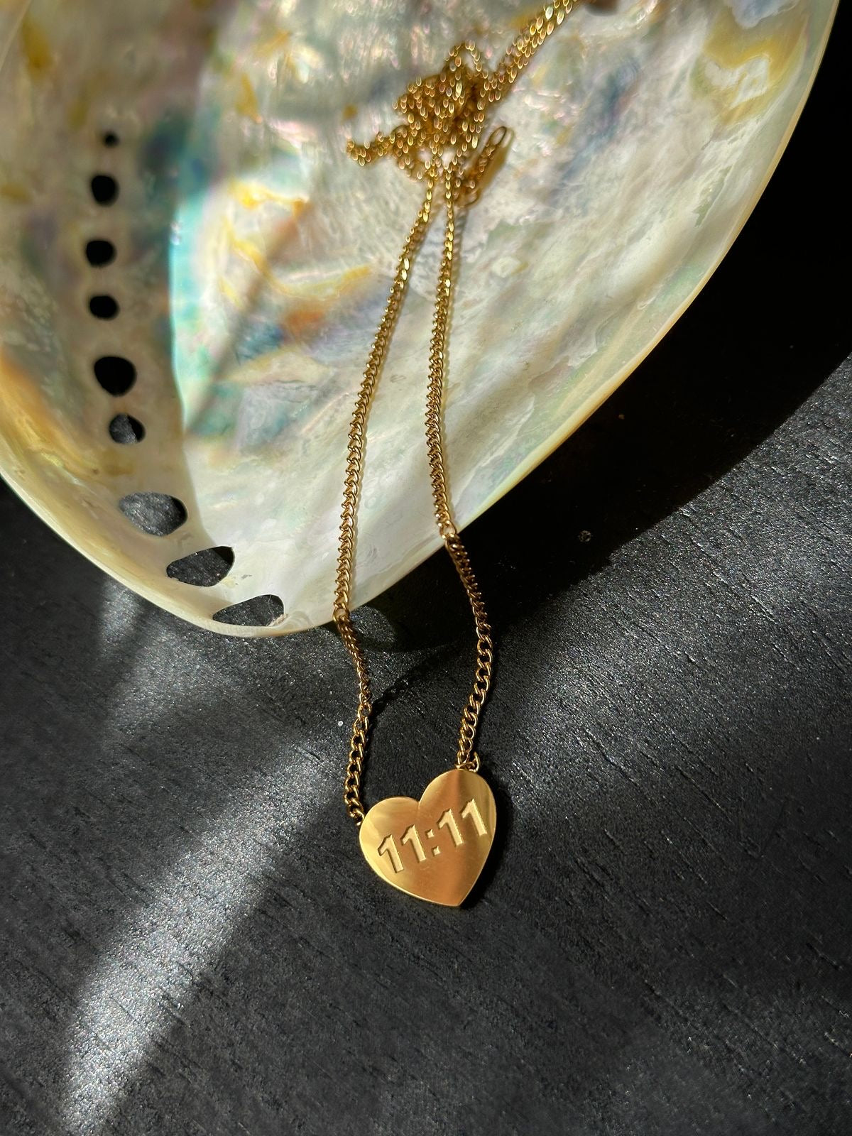 11:11 Heart Necklace