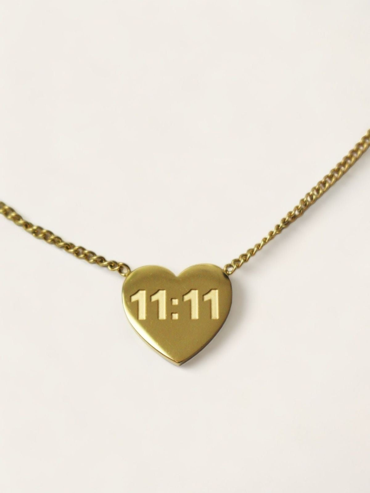 11:11 Heart Necklace