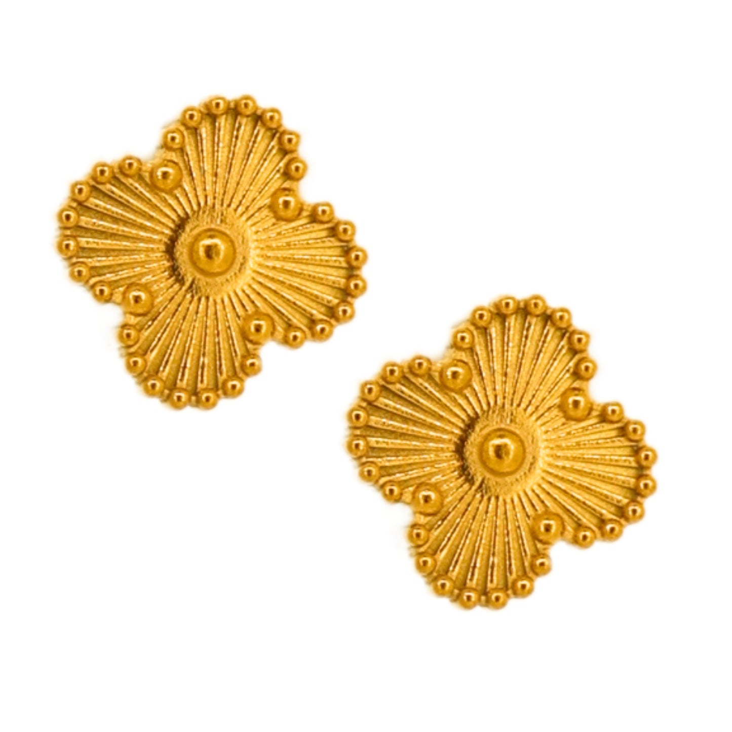 Clover Earrings - Gold