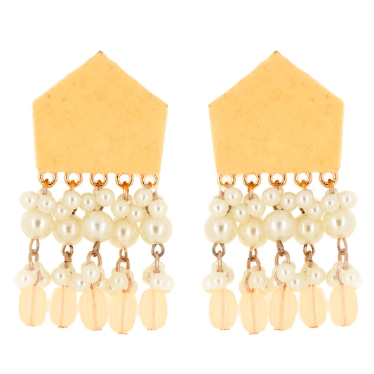 Nivi Earrings - Light Yellow