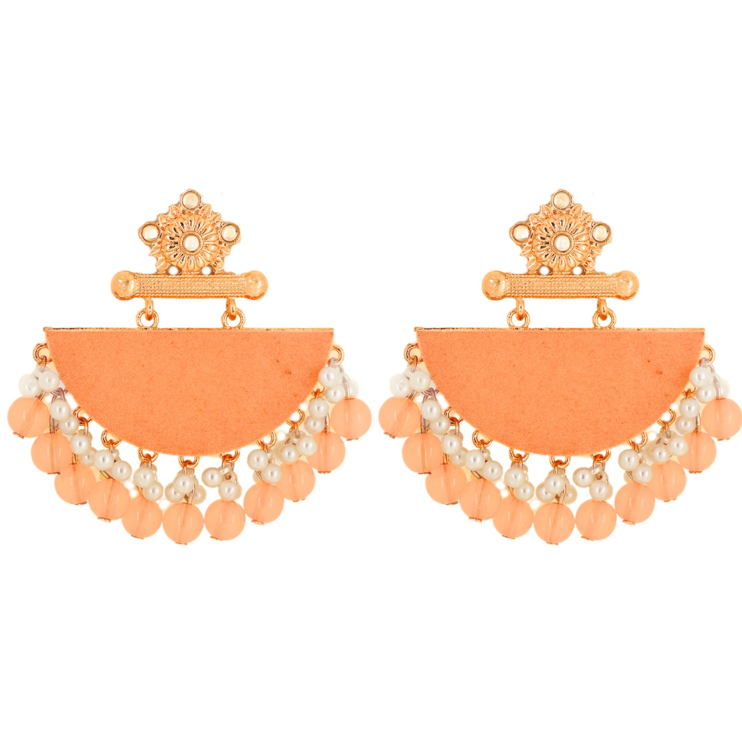 Aira earrings - Peach