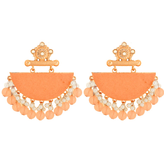 Aira earrings - Peach