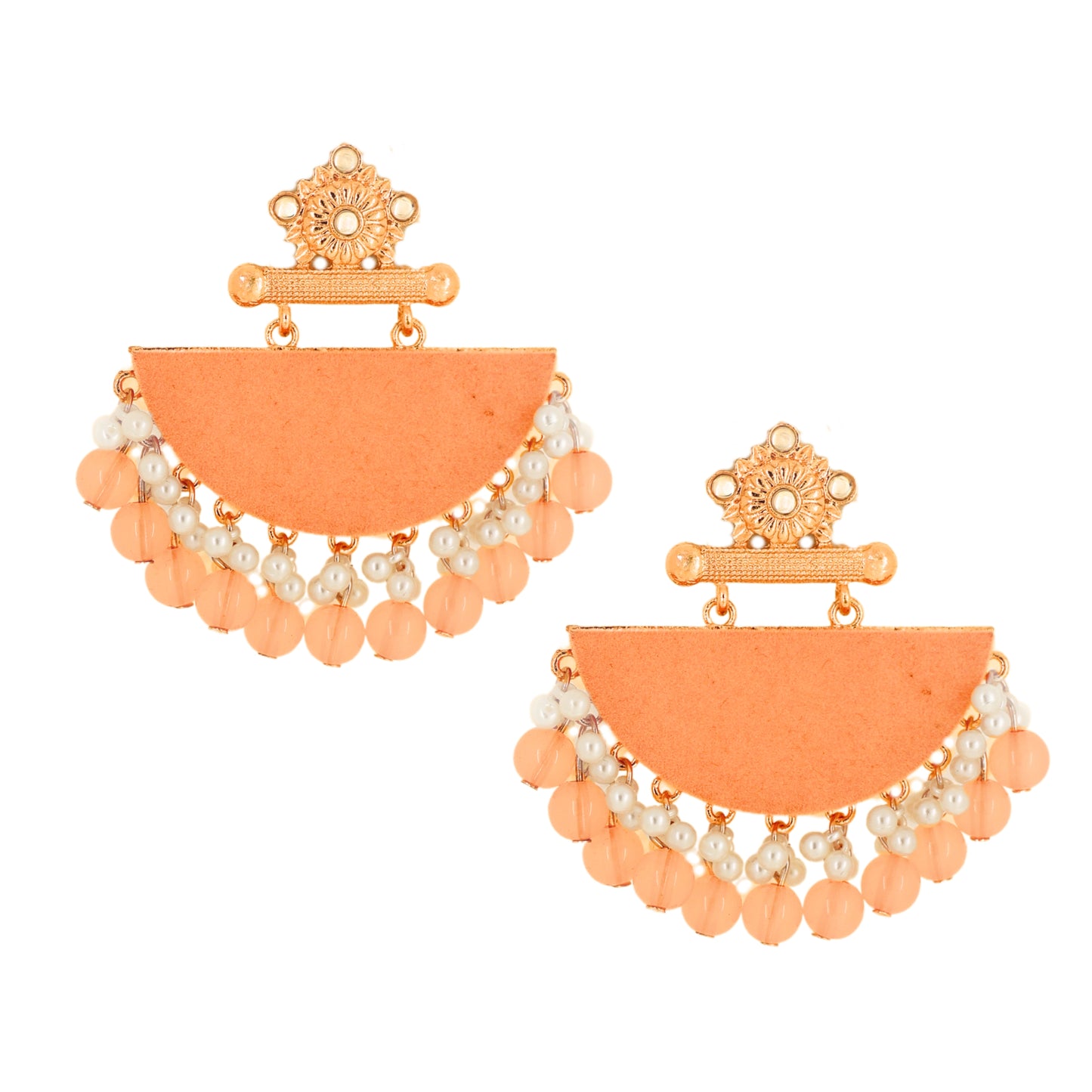 Aira earrings - Peach