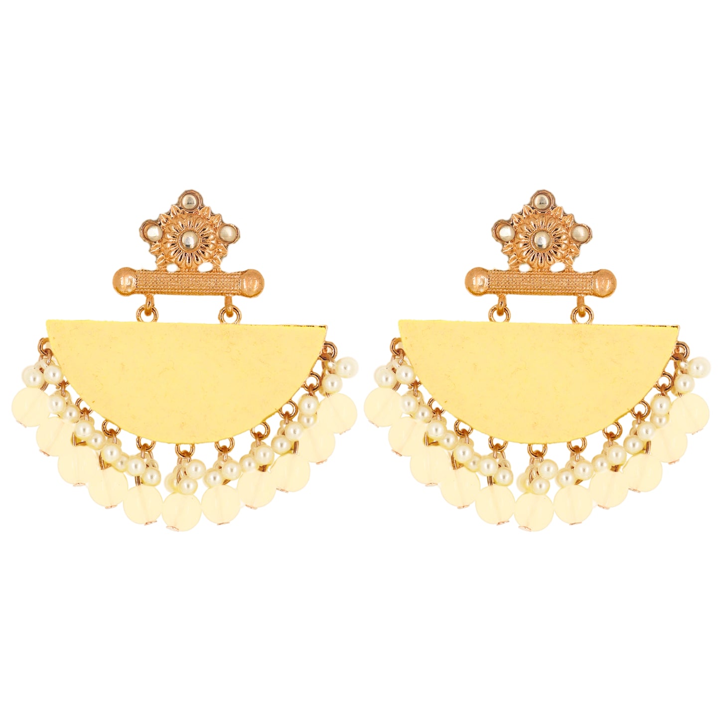 Aira Earrings - Light Yellow