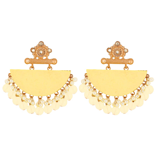 Aira Earrings - Light Yellow