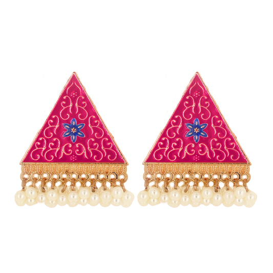 Tara Earrings - Pink