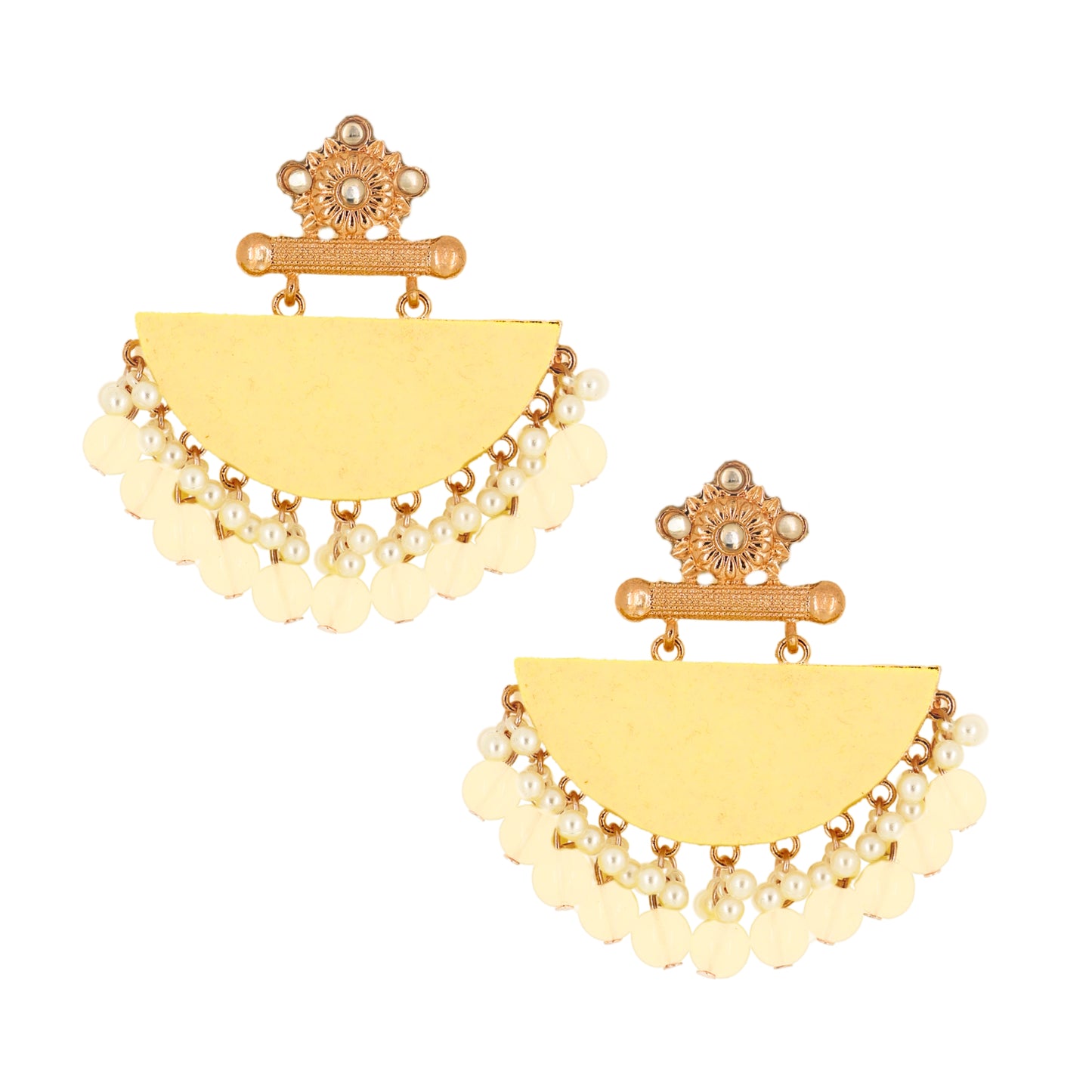 Aira Earrings - Light Yellow