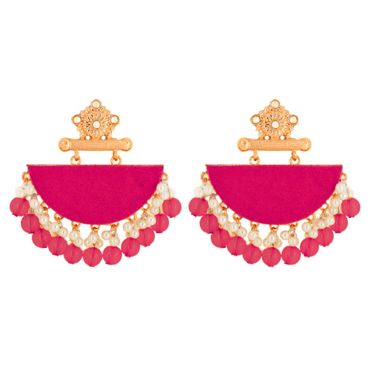 Aira Earrings - Pink