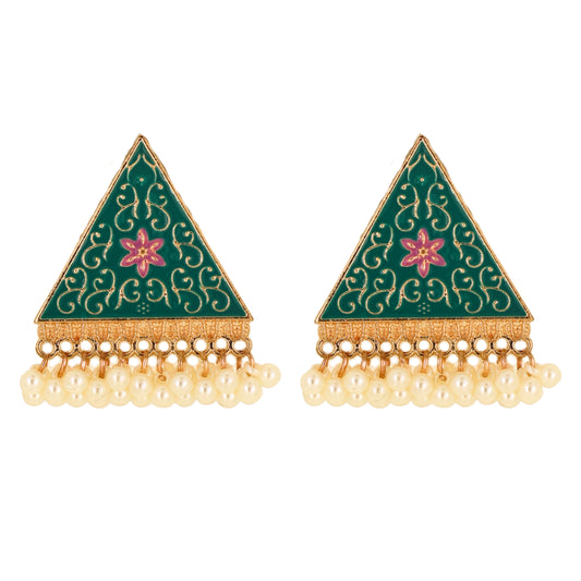 Tara Earrings - Green