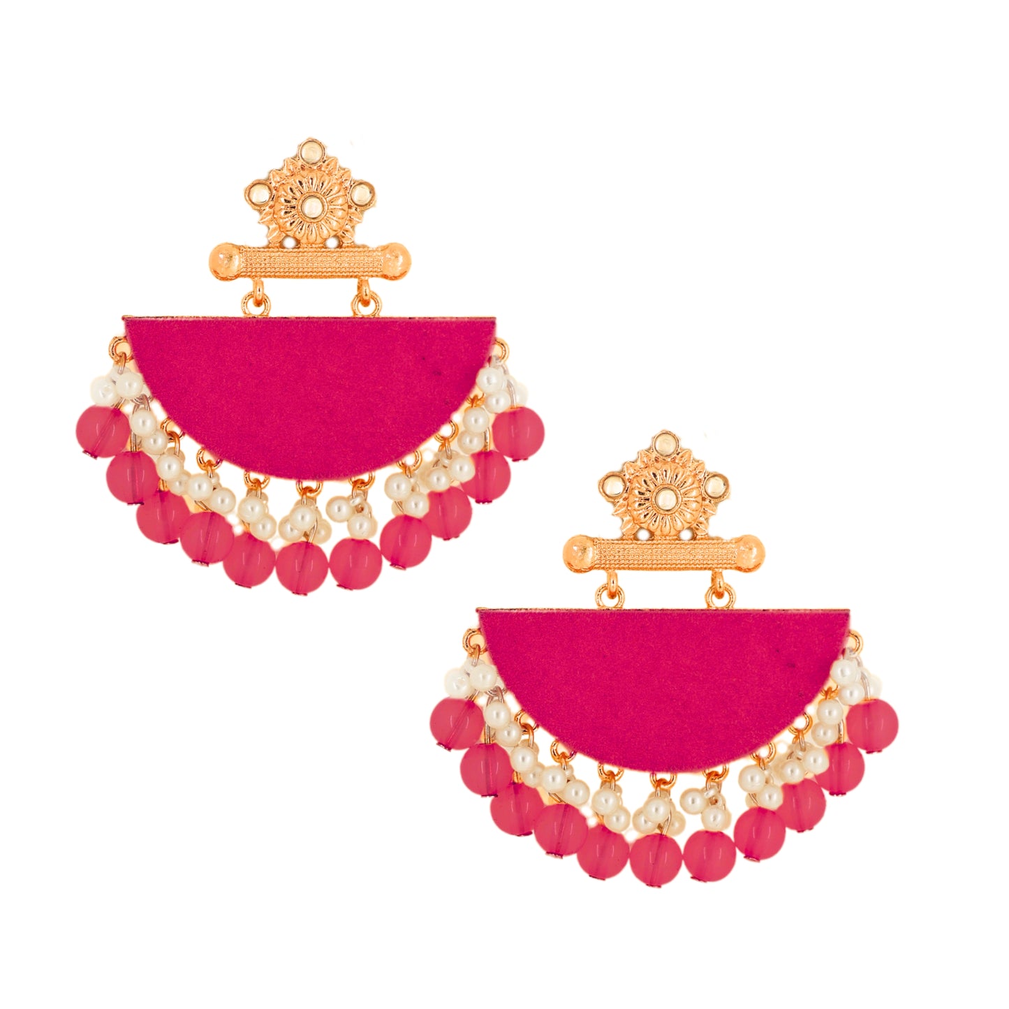 Aira Earrings - Pink