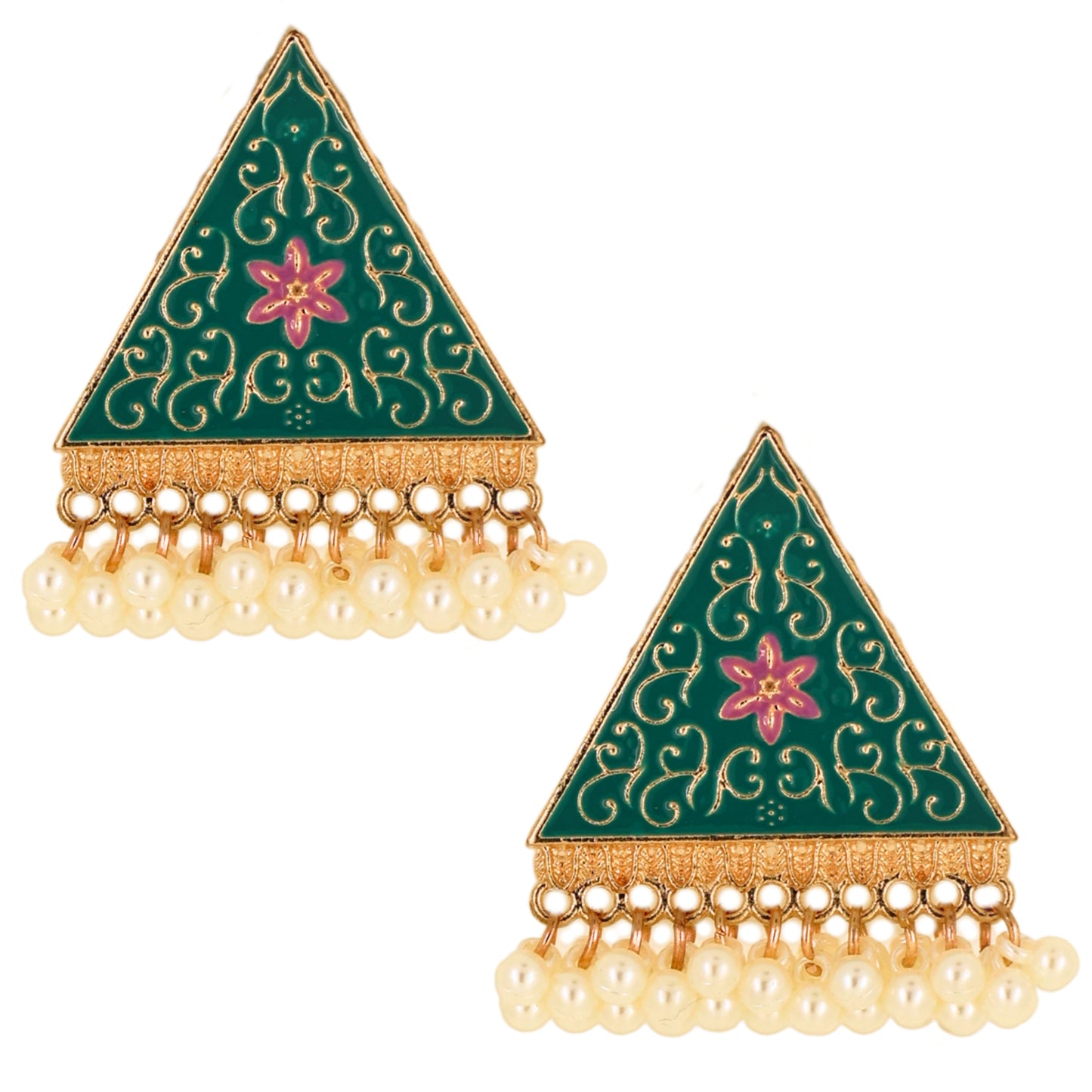 Tara Earrings - Green