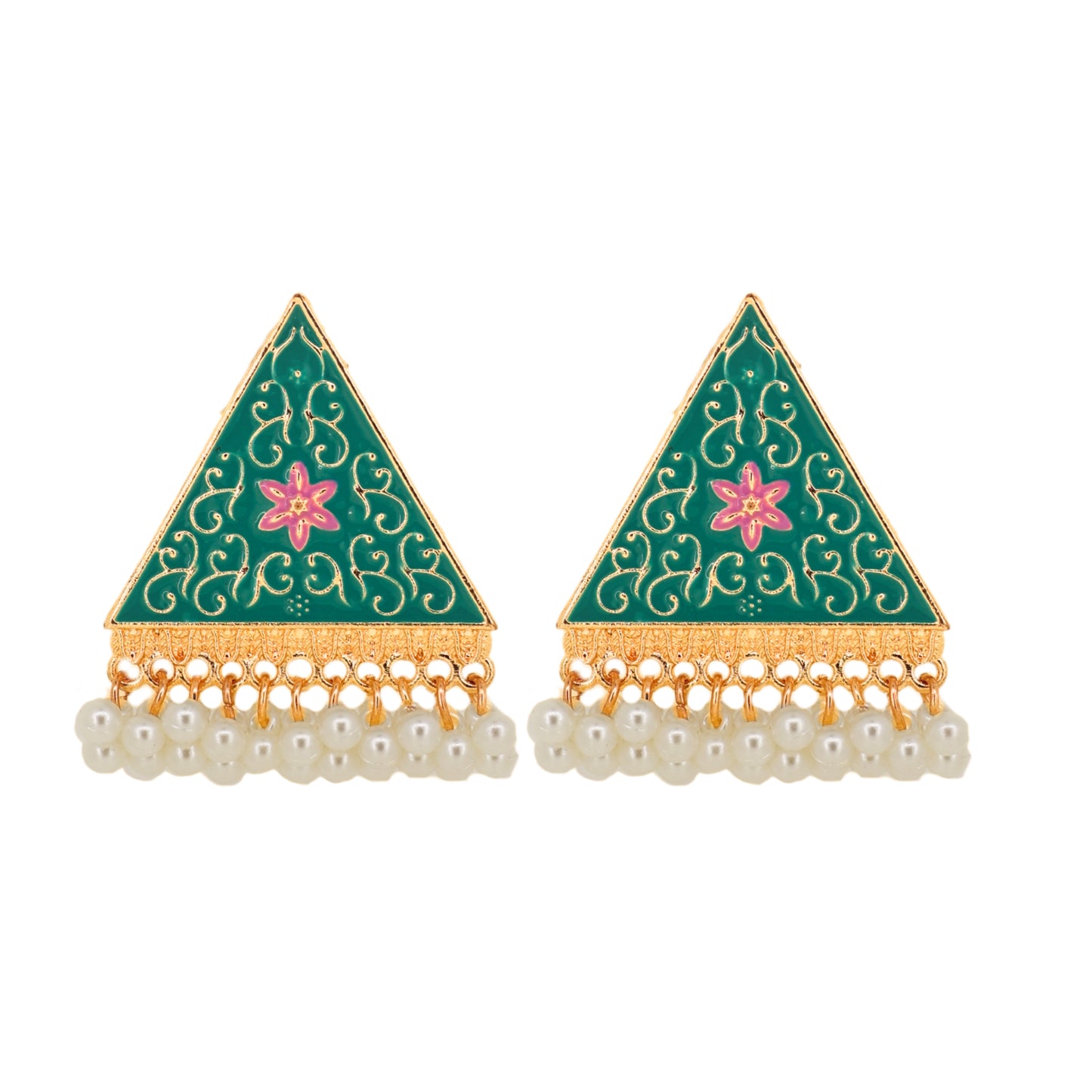 Tara Earrings - Teal