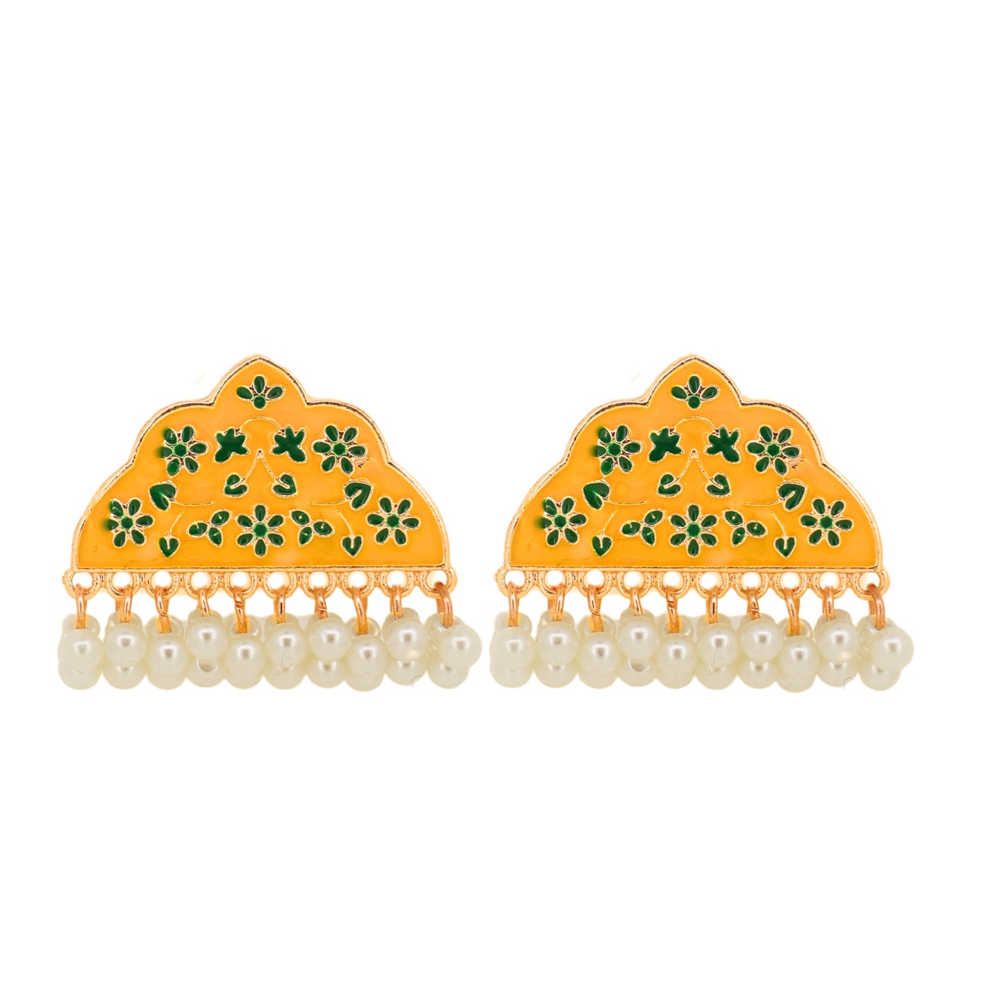 Rhea Earrings - Yellow