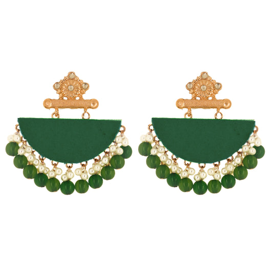 Aira Earrings - Green