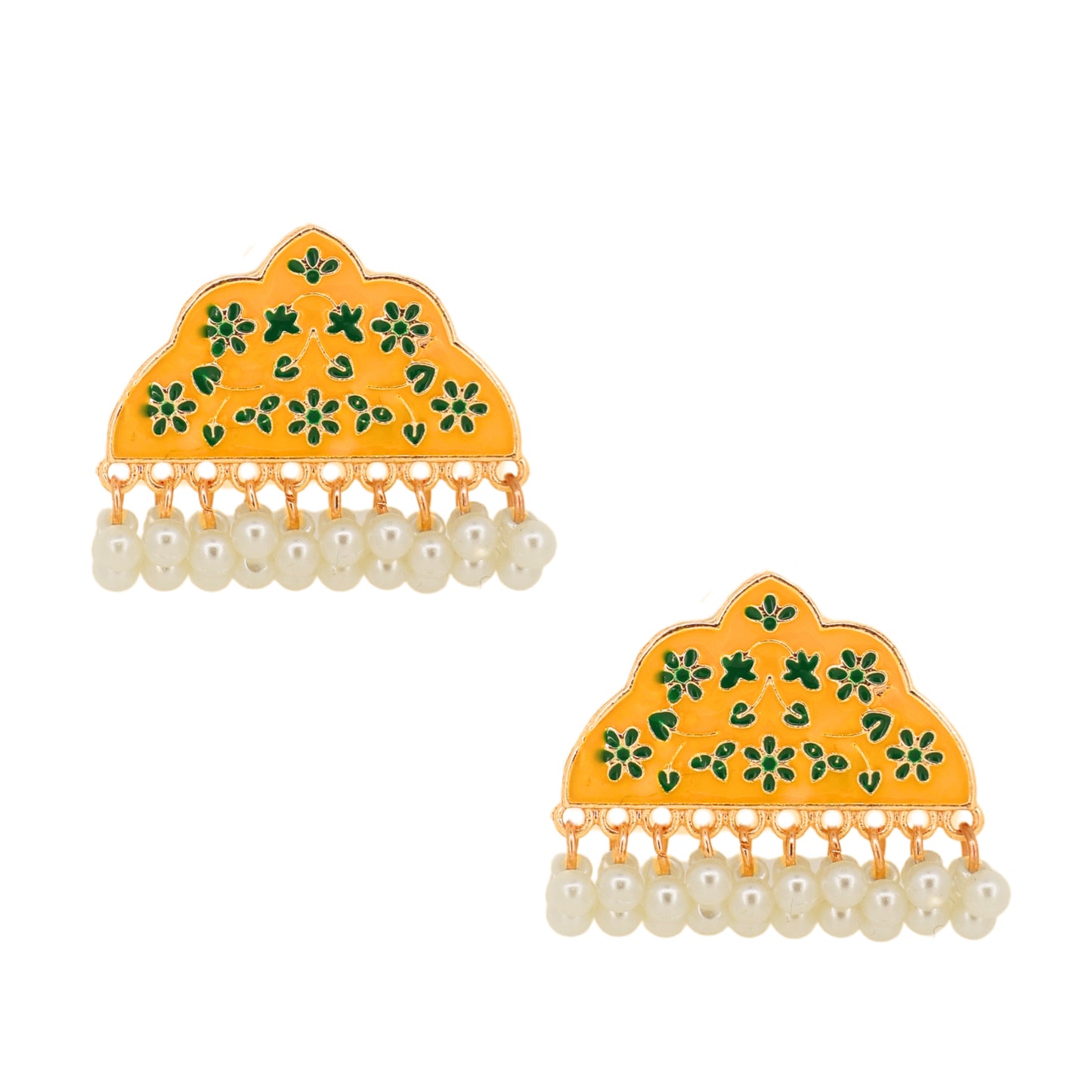 Rhea Earrings - Yellow