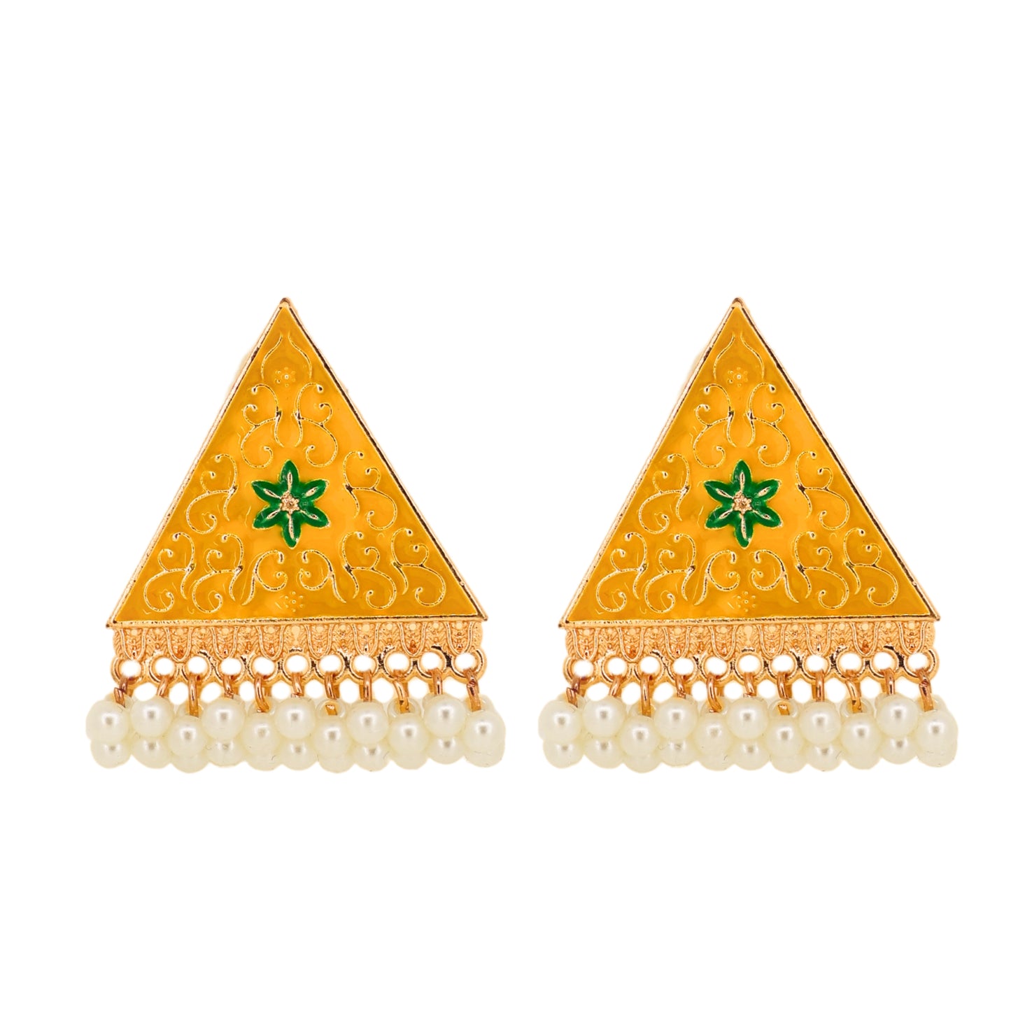 Tara Earrings - Yellow