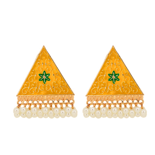 Tara Earrings - Yellow