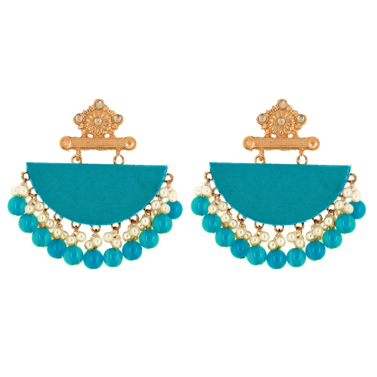 Aira Earrings - Teal