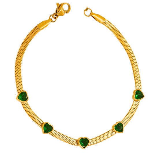 Mila Bracelet:Green